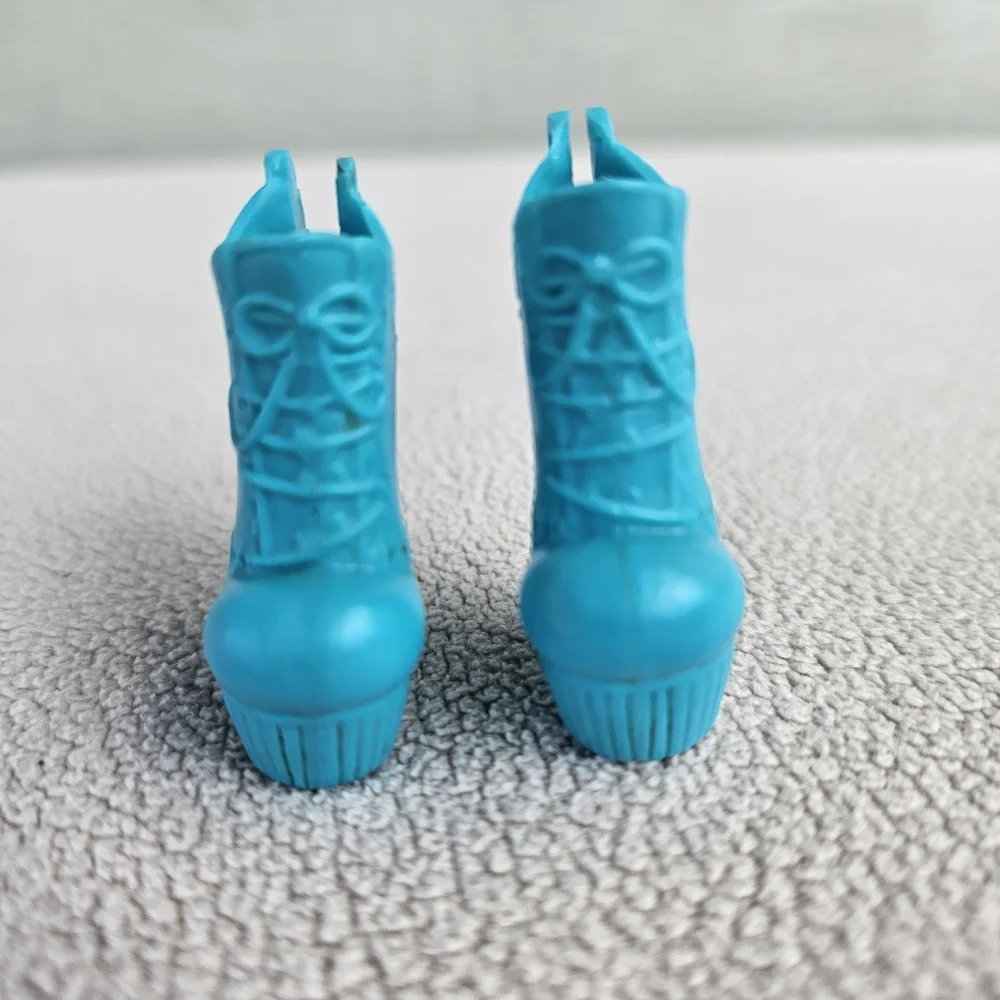 Monster High Doll Voltageous Hair Frankie Stein Replacement Wedge Shoes Blue